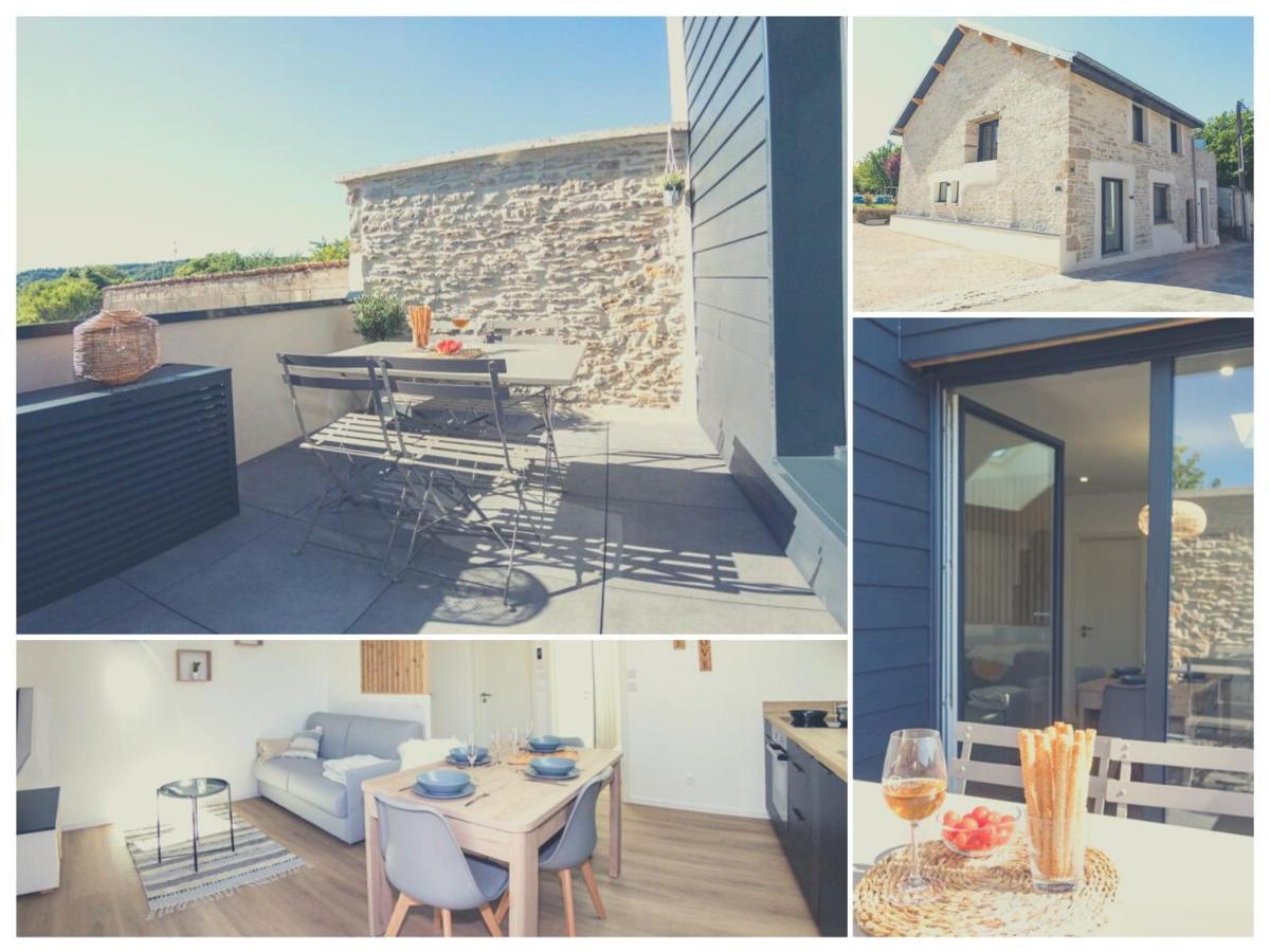 Appart-Hotel N 3 Avec Terrasse, Piscine, Petit-Dejeuner Et Parking Prive Chouzelot Dış mekan fotoğraf